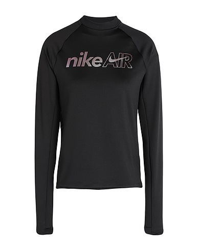 NIKE Camiseta  Air Dri-FIT Midlayer Negro 88% Poliéster, 12% Elastán