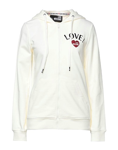 LOVE MOSCHINO スウェット アイボリー コットン 100% / ポリウレタン