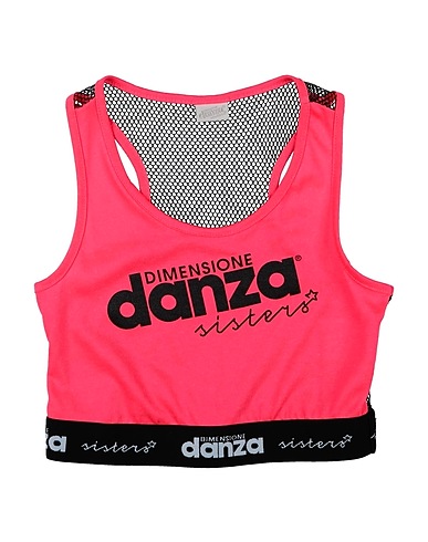 DIMENSIONE DANZA T-shirt TOP BIELAX. + RETE RAGAZZA
 Fuchsia 60% Cotton, 30% Polyester, 10% Elastane, Polyamide