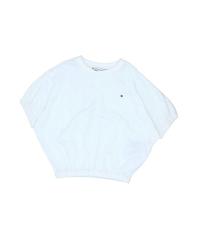TOMMY HILFIGER T-shirt White 60% Cotton, 40% Polyester