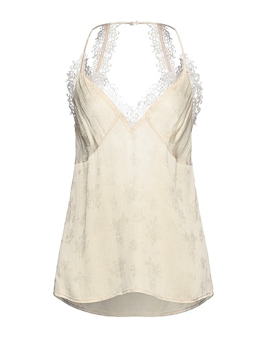 PINKO Camisole Beige 100% Viscosa, Poliestere