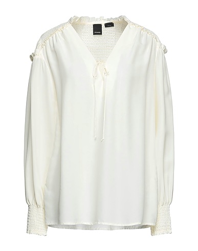 PINKO Top Avorio 80% Viscosa, 20% Seta