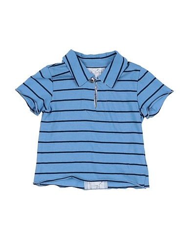 FRUGOO Polo shirt Pastel blue 100% Cotton