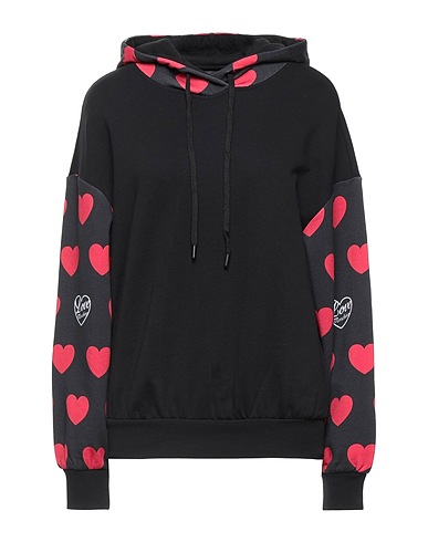 LOVE MOSCHINO Φούτερ Μαύρο 100% Βαμβάκι, Ελαστάνη