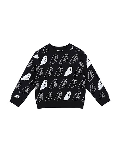 STELLA McCARTNEY KIDS Sweatshirt Black 100% Cotton, Elastane