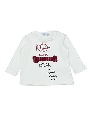 Y-CLÙ T-shirt Avorio 100% Cotone