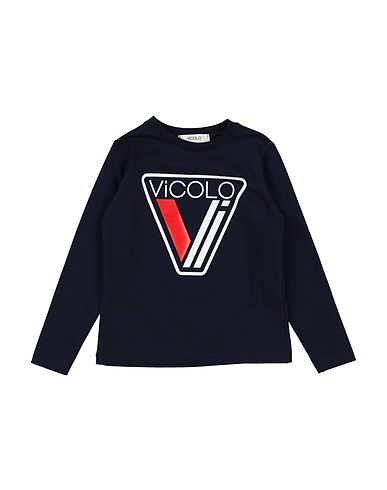 VICOLO T-shirt Midnight blue 90% Cotton, 10% Elastane