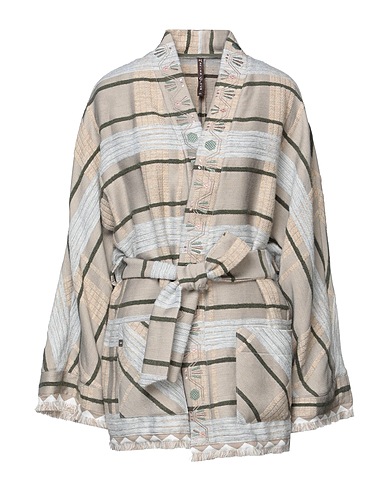 MANILA GRACE Camicie  e bluse fantasia Khaki 37% Acrilico, 27% Poliammide, 18% Fibre sintetiche, 14% Cotone, 4% Lana
