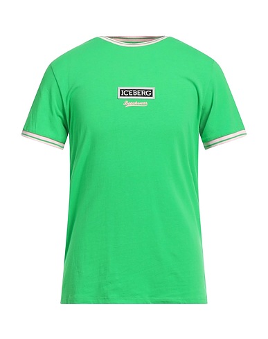ICEBERG T-shirt Verde 93% Cotone, 7% Elastan