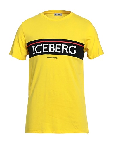 ICEBERG T-shirt BEACHWEAR Giallo 100% Cotone