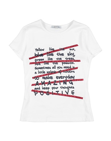 MEILISA BAI T-shirt White 96% Cotton, 4% Elastane