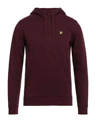 LYLE & SCOTT Hooded track jacket  Plum 100% Cotton