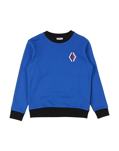 MARCELO BURLON Sweatshirt Blue 80% Cotton, 20% Polyester, Elastane