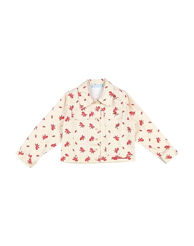 MISS BLUMARINE Patterned shirts & blouses Beige 100% Cotton