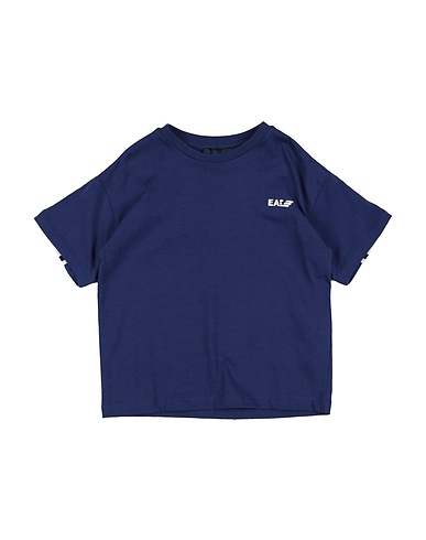 EMPORIO ARMANI T-shirt Blu notte 100% Cotone, Poliestere