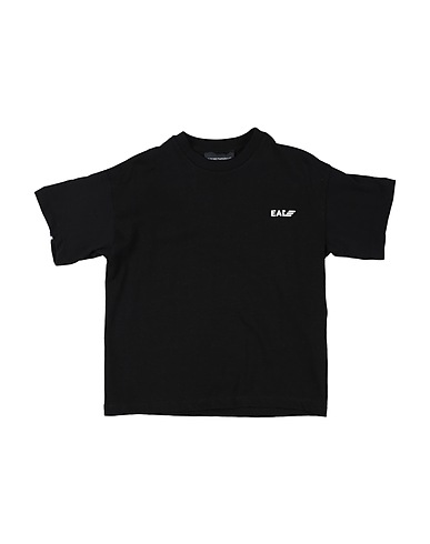 EMPORIO ARMANI T-shirt Black 100% Cotton, Polyester