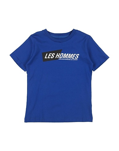 LES HOMMES T-shirt Blue 100% Cotton