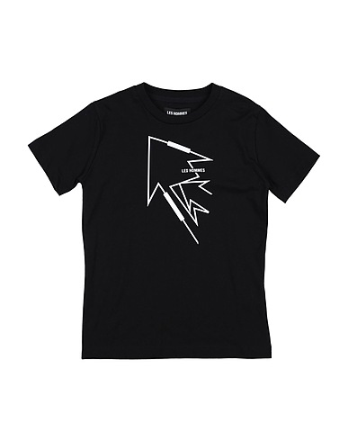LES HOMMES T-shirt Black 100% Cotton