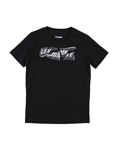 LES HOMMES T-shirt Black 100% Cotton