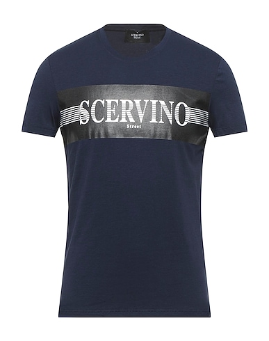 ERMANNO SCERVINO T-shirt Midnight blue 95% Cotton, 5% Elastane