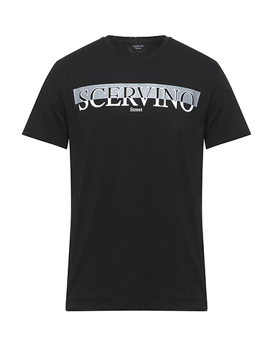 ERMANNO SCERVINO T-shirt Black 95% Cotton, 5% Elastane