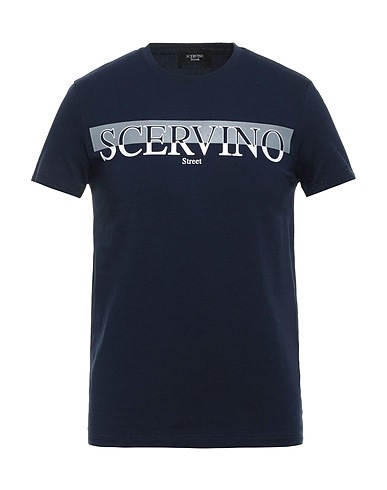 ERMANNO SCERVINO T-shirt Midnight blue 95% Cotton, 5% Elastane