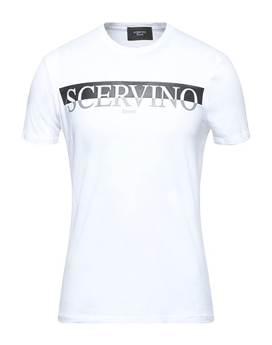ERMANNO SCERVINO 티셔츠 화이트 95% 코튼, 5% 엘라스테인