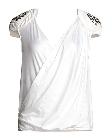 ROBERTO CAVALLI Top White 80% Polyamide, 20% Elastane