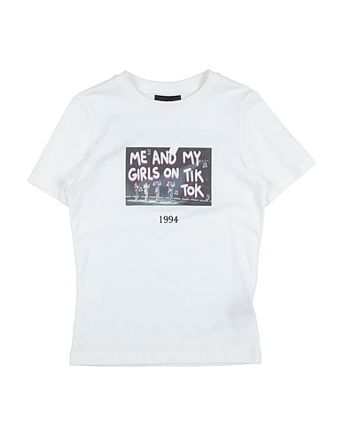 THROWBACK. T-shirt White 100% Cotton