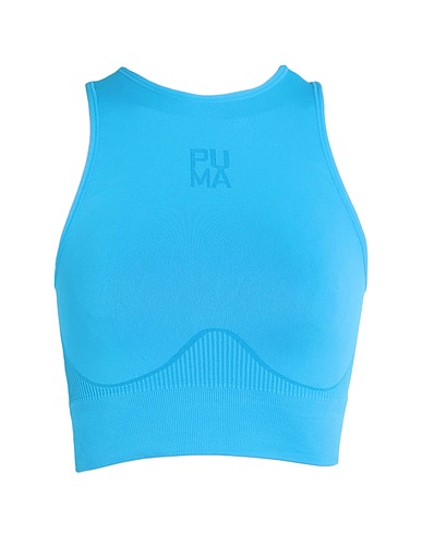 PUMA Crop top Infuse EvoKnit Cropped Top
 Azzurro 94% Poliammide, 6% Elastan
