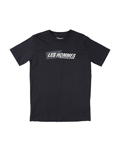 LES HOMMES T-Shirt Schwarz 100% Baumwolle