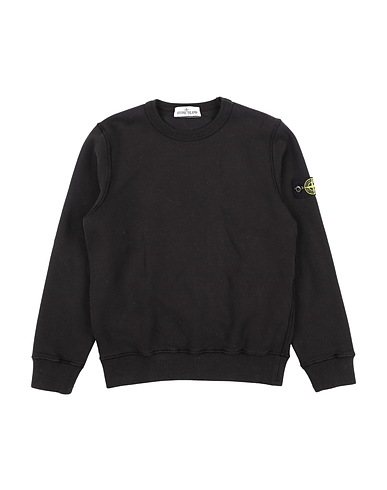 STONE ISLAND JUNIOR Sudadera Negro 100% Algodón