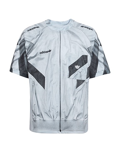 ADIDAS ORIGINALS T-Shirt POLY SOCC JERSE
 Hellgrau 53% Baumwolle, 47% Recyceltes Polyester