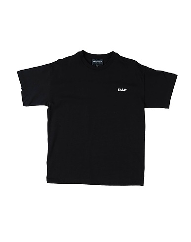 EMPORIO ARMANI T-shirt Black 100% Cotton, Polyester