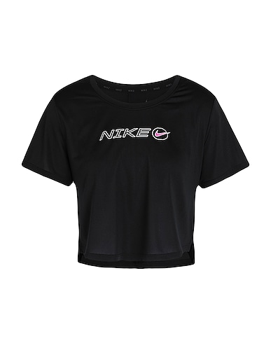 NIKE Crop top Dri-FIT One Icon Clash Cropped Training Top Nero 100% Poliestere