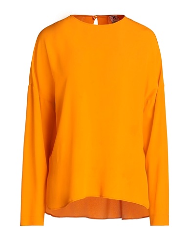 M MISSONI Top Mandarine 69% Acetat, 31% Seide, Perlmutt