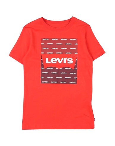LEVI'S T-shirt Rosso 100% Cotone