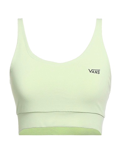 VANS Top Light green 92% Cotton, 8% Elastane