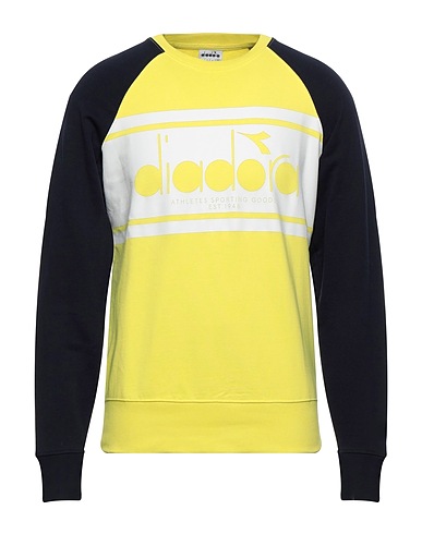 DIADORA Sweatshirt Lime green 100% Cotton