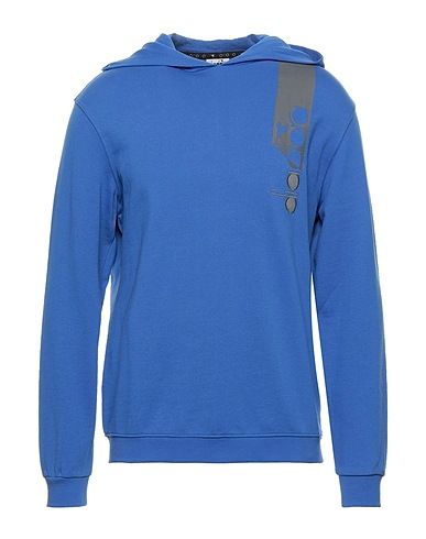 DIADORA Hooded track jacket  Azure 100% Organic cotton