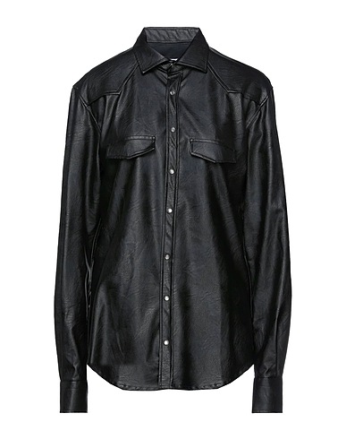 COR SINE LABE DOLI Camicie e bluse tinta unita Nero 100% Viscosa, Poliuretano