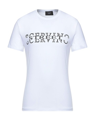 SCERVINO T-shirt White 95% Cotton, 5% Elastane