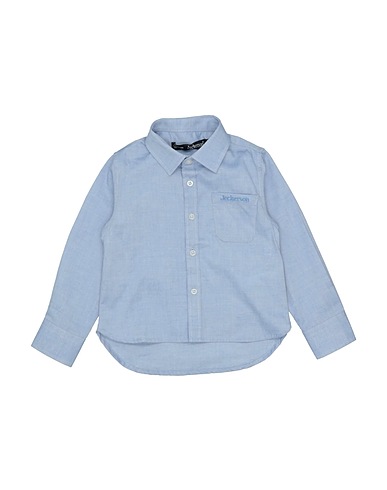 JECKERSON Camicia tinta unita Celeste 100% Cotone