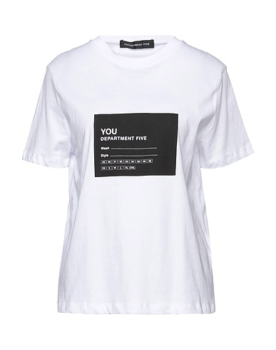 DEPARTMENT 5 T-shirt White 100% Cotton
