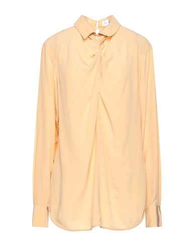 VICTORIA BECKHAM Top Beige 100% Seta, Madreperla