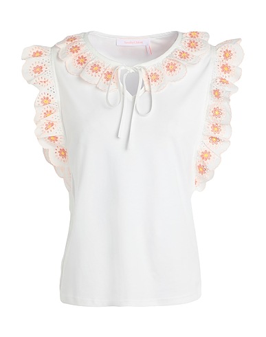 SEE BY CHLOÉ トップス ホワイト コットン 100%
