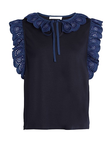 SEE BY CHLOÉ Top Midnight blue 100% Cotton