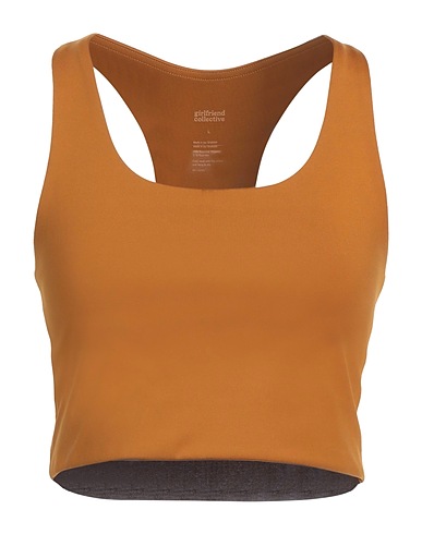 GIRLFRIEND COLLECTIVE Top Cammello 79% Poliestere riciclato, 21% Elastan