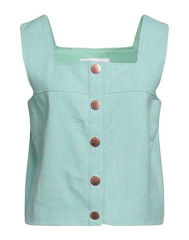 SEE BY CHLOÉ Top Turquoise 56% Cotton, 44% Linen