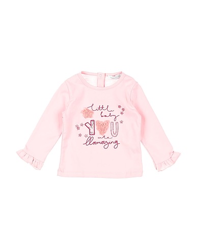 MEILISA BAI T-shirt Pink 96% Cotton, 4% Elastane